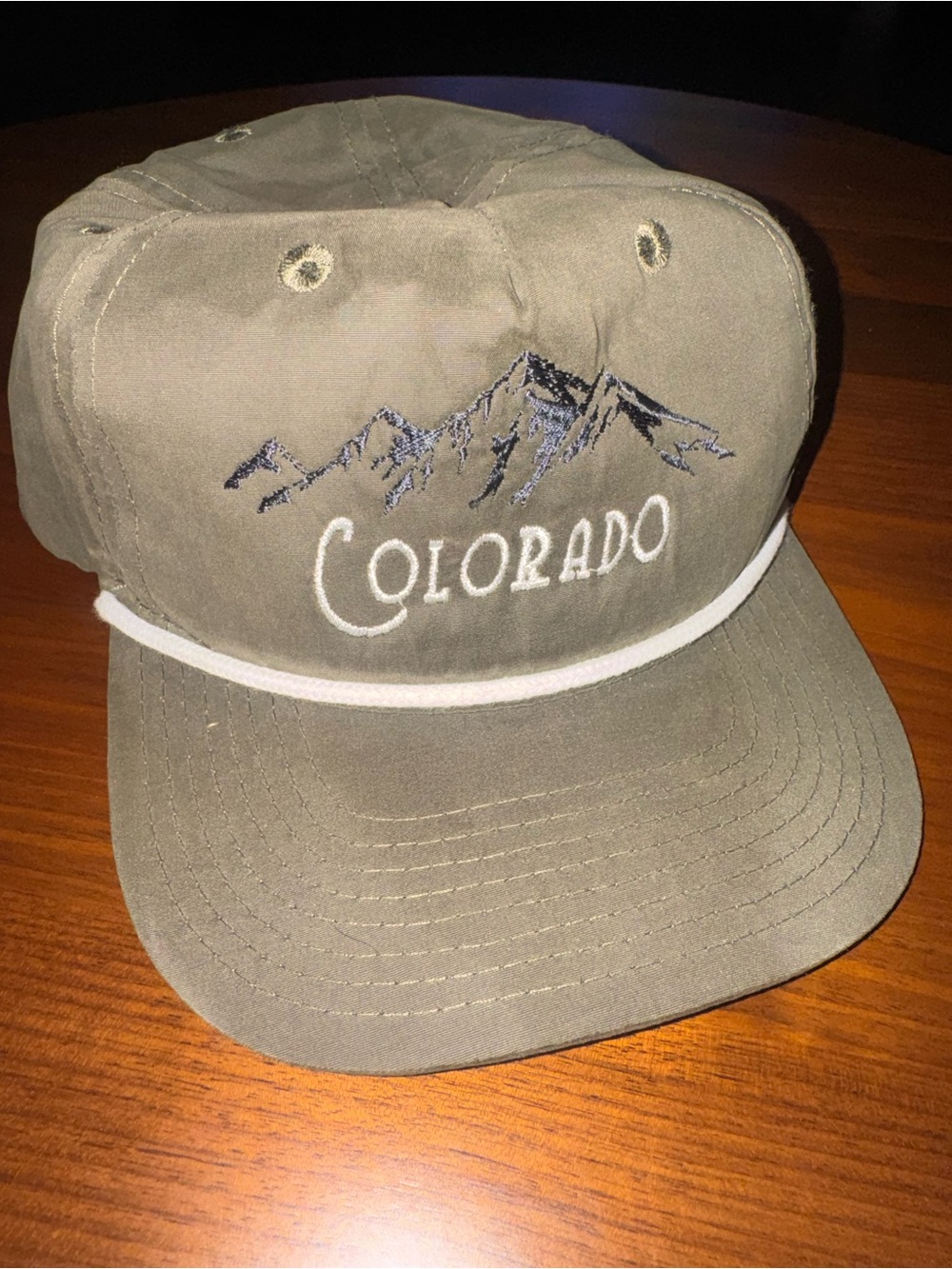 Decky brand Colorado Mountain Rope-Trim Cap - Olive